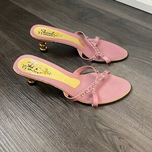 Pink Heeled Sandals VINTAGE